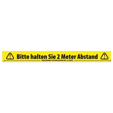 Warnband Social Distancing (PVC), Schweiz