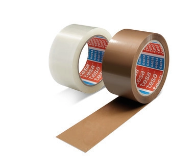 Packband tesa® basic (PP), transparent, PP-Folie, Länge 66 m, Stärke 45 µ