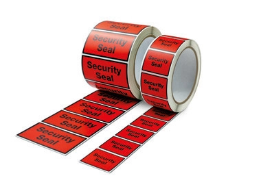 Sicherheitssiegeletiketten aus PE-Folie, 30 x 40 mm, 500 Etiketten pro Rolle