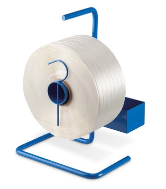Abroller für Umreifungsbänder, für Textil-Bänder, tragbar, mit Materialbox 1