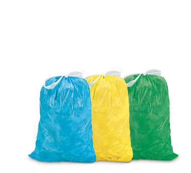 Müllsack mit Zuziehband, farbig 1