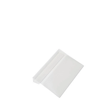 Kennzeichnungstasche aus Hartkunststoff für Behälter, A6-Format, transparent