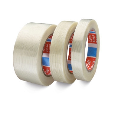 Filamentband tesa®, 50 m x 25 mm (L x B), Stärke 105 µ, für Gefahrgutkartons