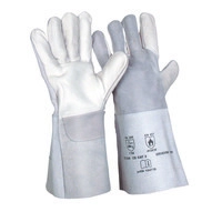 Hitzeschutz-Handschuhe Leder